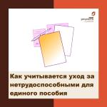 уход за нетрудосп